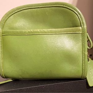 Coach green crossbody